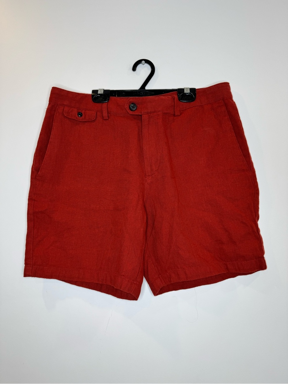 Banana Republic Linen blend summer vacation resort short in embers 2023 size 33